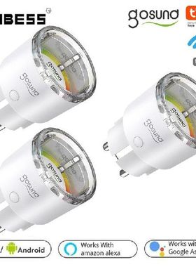 Soket Daya Plug Pintar Wifi AUBESS Goopic 10A dengan