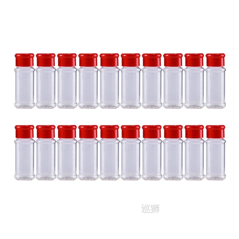 20Pcs/Set 100Ml Jars For Spices Salt Pepper Shakers Set For