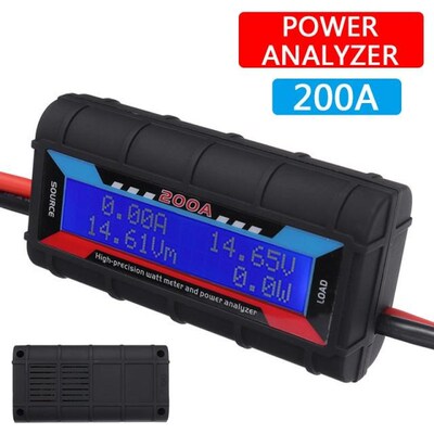 Mayitr 1pc RC 200A High Precision Watt Meter and Power Analy