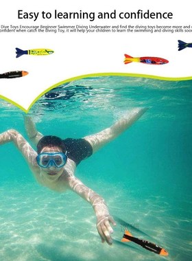 Diving Torpedo Rocket Throwing Toys Pool Diving Game Summer