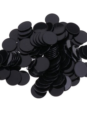 100 Pcs Plastic Poker Chips Bingo Board  Markers Tokens Kids