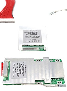 16S 60V 40A Lithium polymer battery BMS 3.7V Same port PCM 6