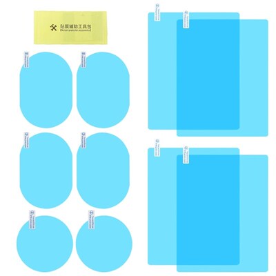 10 Pcs Car Rear View Mirror Rainproof Film Anti-Fog Clear Pr
