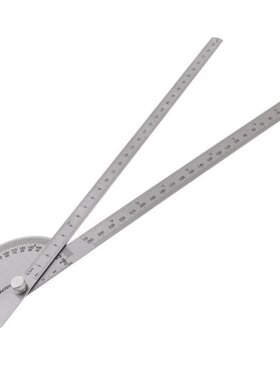 Stainless Steel Angle Ruler 180 degree Protractor Finder Arm