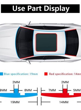 Car Roof Windshield Sealant Protector Seal Strip For Hyundai