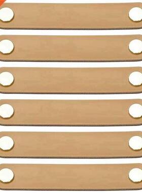 6 Pieces Furniture Handles, Leather, Leather Handle, Furnitu