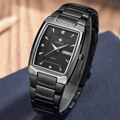 Mens Wristwatch 2023 WWOOR Brand Luxury Quartz Watch Waterp