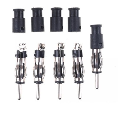 5pcs Auto Car Radio AM/FM Antenna Adapter Male Plug Connecto