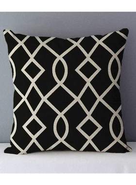 Quality Cozy Popular geometric couch cushion home decorative