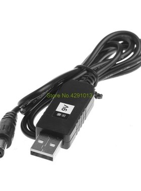 USB DC 5V To 9V 2.1x5.5mm Male Step up Adapter Cable For Rou
