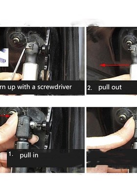 2PCS For Peugeot 206 1998 1999 2000 2001 2002 2003 2004 2005