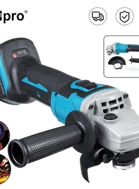 Drillpro 125mm Brushless Cordless Angle Grinder Variable 4 S