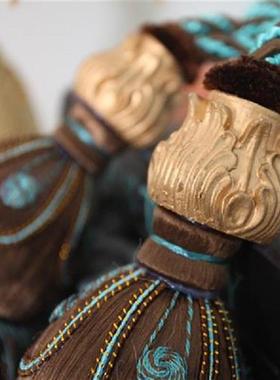 Curtain Tapestry Hanging Tassel Retro Hanging Ropes Ball