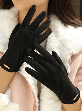 2021 New Grace Fashion Lady Gloves Women Winter Vintage