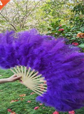 YY-tesco 15 bone Purple High Qulity Ostrich Fether Fn Dn