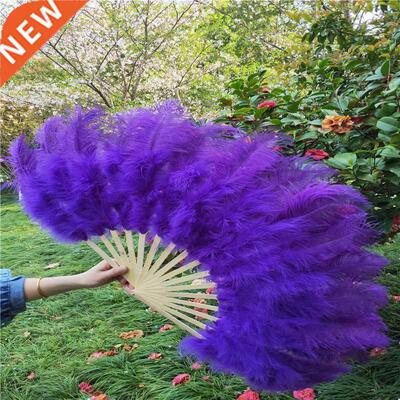 YY-tesco 15 bone Purple High Qulity Ostrich Fether Fn Dn