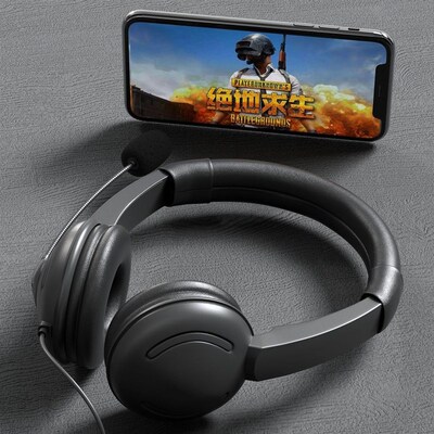 USB Wired Headphone for Online Learning Call Center PC Line