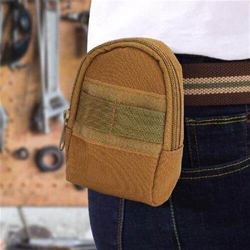 800D Large Capacity Safe Buckle Waist Bag Embroidered Badge
