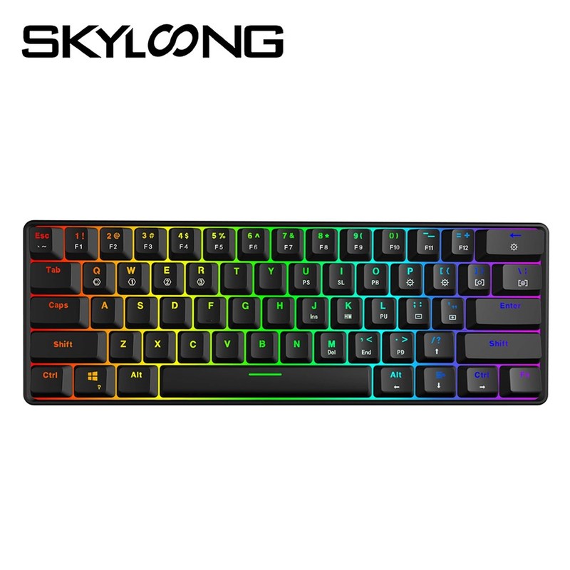 Mini Portable 60% Mechanical board Wireless Bluetooth Gatero