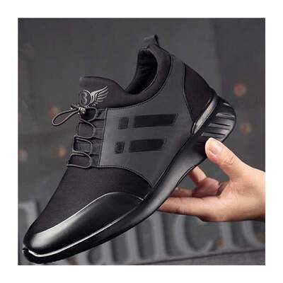 Mens Casual Shoes PU Leather Lace Up Height Increase 6cm 8cm