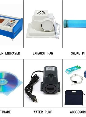 pgrade-Version 40W CO2 SB Laser Cutter Graviermaschine laser