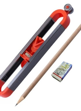 Profile Scribing Ruler Duplicator Shape Contour Gauge with L