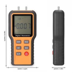 Digital Manometer Pipes Pressure Measuring Gauge Device ℃