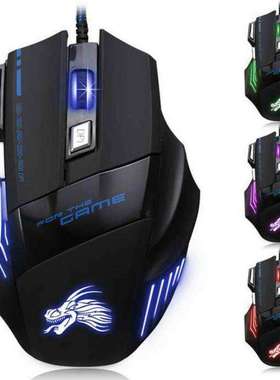 High Quality 1PC 5500DPI LED Optical USB Wired Gaming Mouse