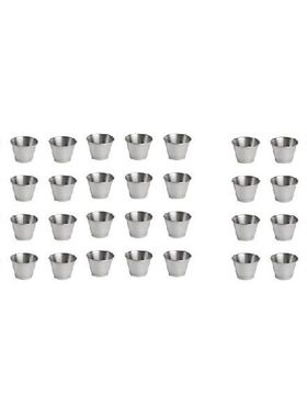 36 Pcs Stainless Steel Condiment Sauce Cups,Commercial
