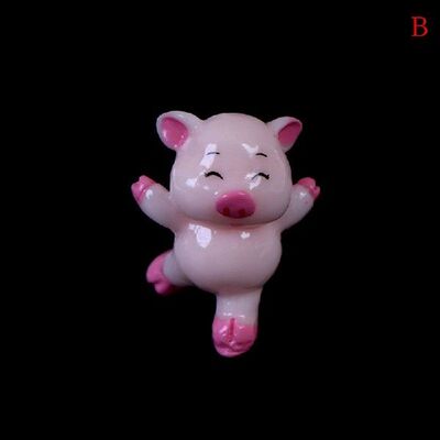 1Pcs  Pig Figurines Cute Miniatures Fairy Garden Gnome Moss