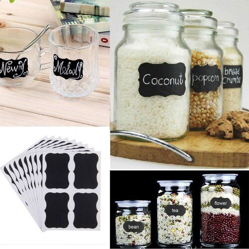 36Pcs Chalkboard Blackboard Chalk Board ers Craft Kitchen Ja