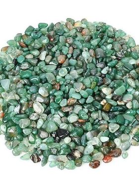 Small Green Agate Pebbles, Decorative Polished River Rocks,