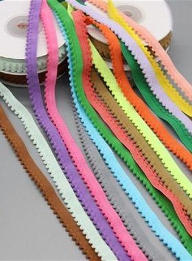 10Yard 10mm Nylon Elastic Band Ribbon Multicolor Lace