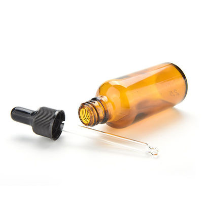 30Ml Amber Glass Liquid Reagent Pipette Bottle Eye Dropper
