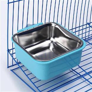 Pet Dog Duble Bowl Feefer Stainless Steel Small Dogs Cats