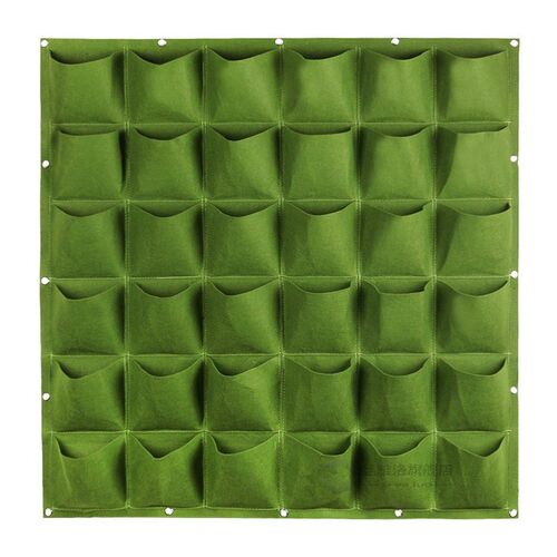 18/36/64 Pockets Green Grow Bags Planter Vertical Garden Veg