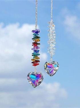 Heart Shape Sun Catchers Wind Chimes Beautiful Home