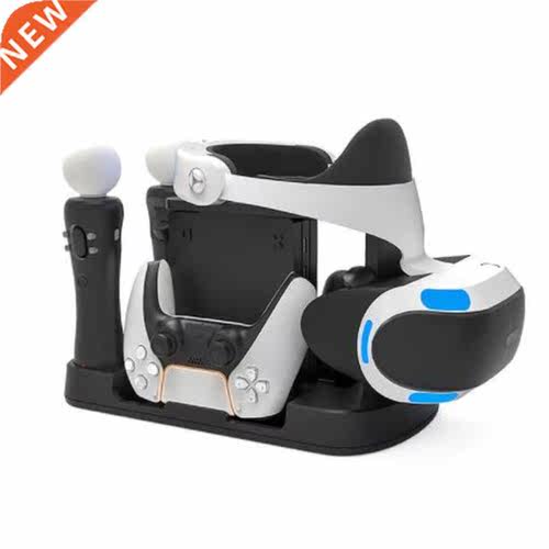6 In 1 Charging Storage Rack For PS5 For Virtual Reality Hos