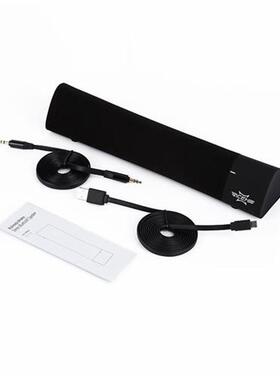 Black Mini Soundbar Compact Portable Wireless Stereo HiFi