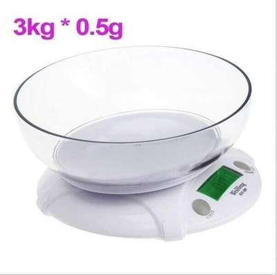 3000g 3/0.5G Digital Kitchen Scale Parcel Food Weight with