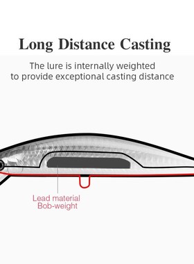 Sea Fishing Sinking Minnow Fishing Lure DW37 120mm 40g Range