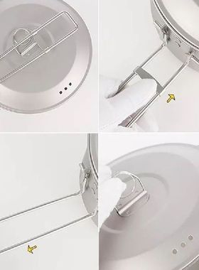 Ultra Light Titanium Pan Frying Pan Large Capacity