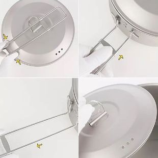 Ultra Light Titanium Pan Frying Pan Large Capacity