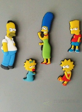 Homer Simpson cartoon creative fridge magnet early education