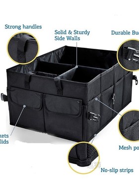 Big Capacity Car Storage Box Car Trunk Organizer Eco-Friendl