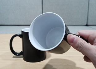 Creative DIY photo Mug Magic Mug Heat Sensitive Ceramic Mugs