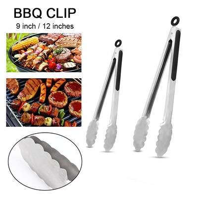 1Pcs BBQ Grilling Tong Salad Cake Dessert Serving Food Tongs