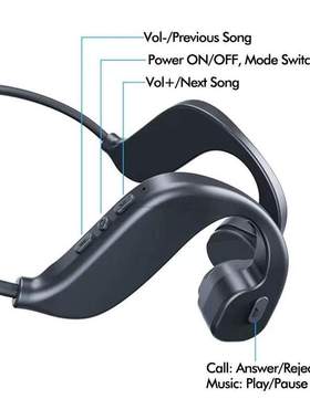 Bone Conduction Swimming Hephones IPX8 Depth Waterproof O