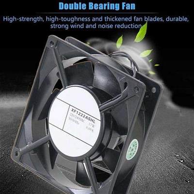 AC Cooling Fan 12mmx12mmx25mm Fan AC220/240V 0.1A is Suitabl