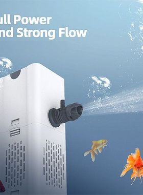 4 in 1 Aquarium Filter Pump Quiet Fish Tank Submersible Air